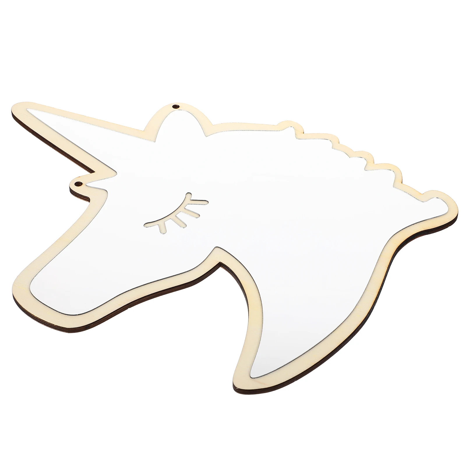 

Unicorn Mirror Acrylic Decorative Wall Sticker Kids Room Vanity Grade Plywood Baby Mirrors Toddler Dresser nament Smooth