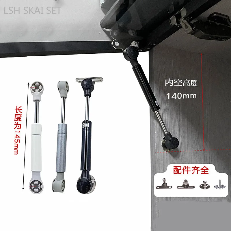 1PC Short Hydraulic Support Furniture Upward-flipping Doors Support Household Wine Cabinet Doors Hinge Furniture Hardware Hinges