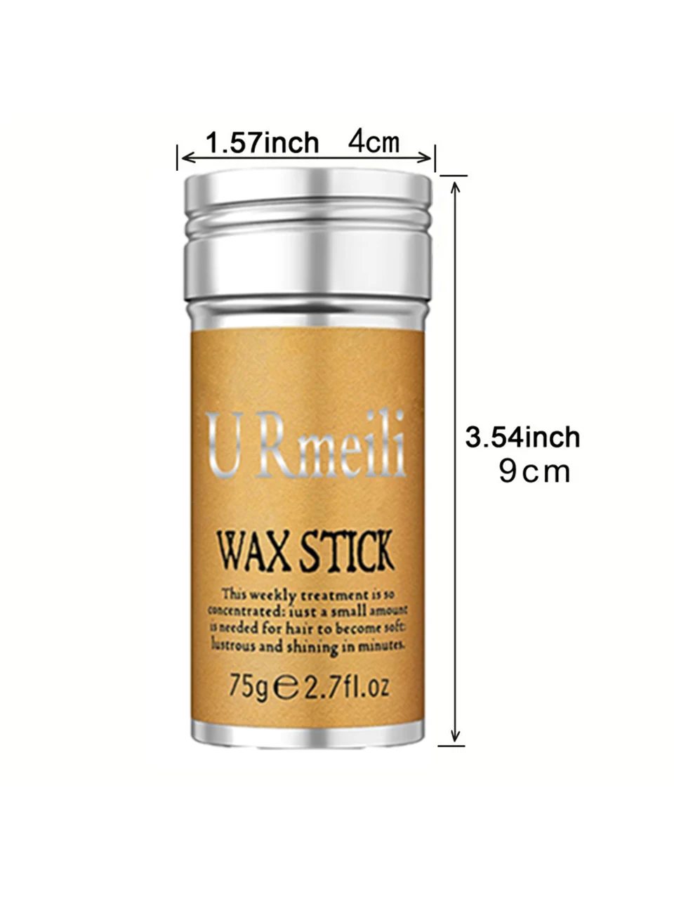 Hair Wax Stick, Slick Stick For Hair Non-greasy Styling Hair Pomade Stick For Fly aways Edge Frizz Hair