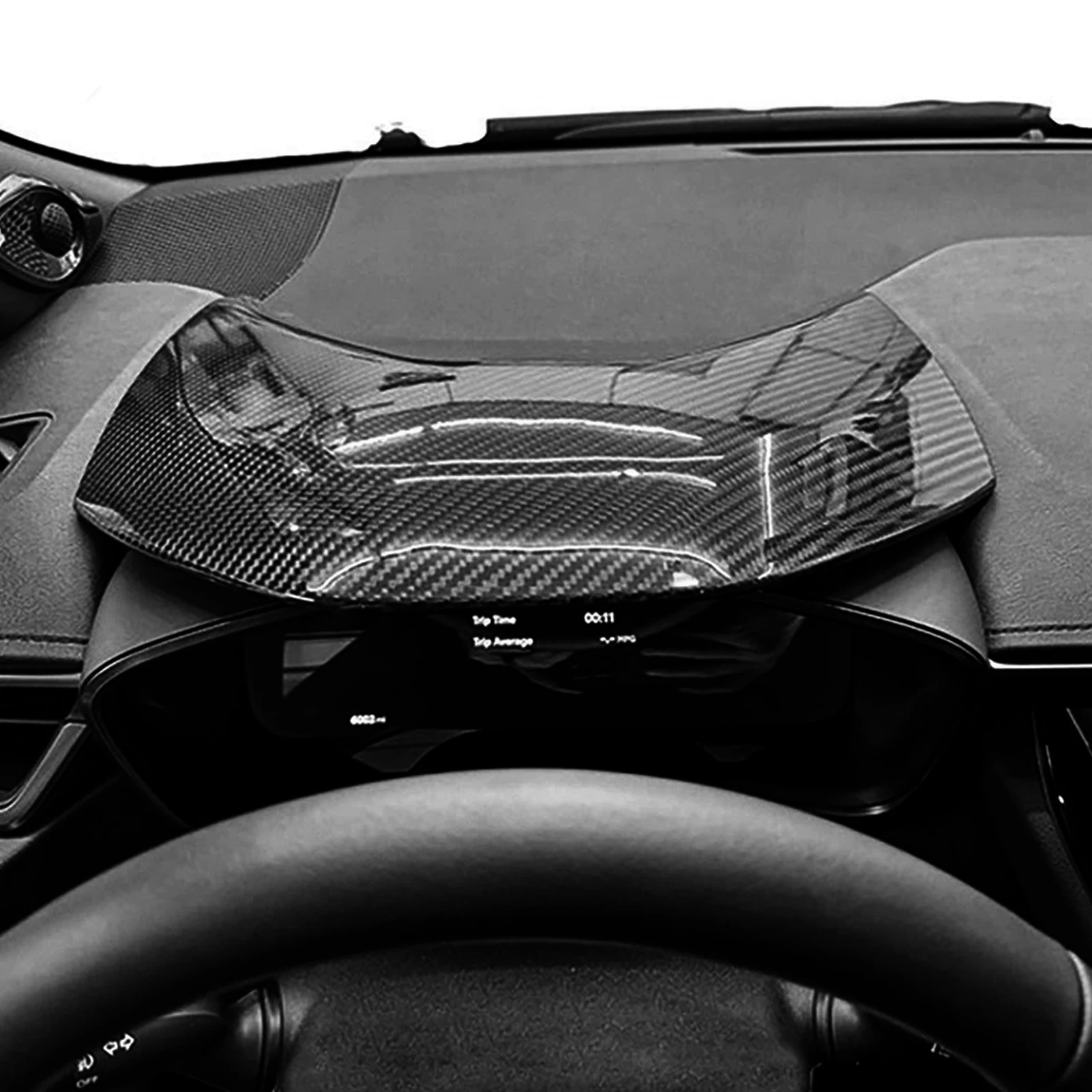 For Toyota Corolla GR 2023 2024 2025 Real Dry Carbon Fiber Dashboard Speedometer Upper Panel Cover Car Accessories Modification