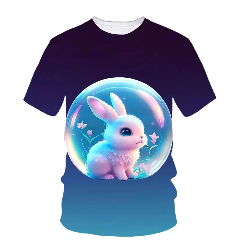 

New 3D Chinese Vzodiac Animals Printing T Shirt Children Fashion Cool Streetwear Short Sleeves Unisex Funny Cute Tee Shirts Tops