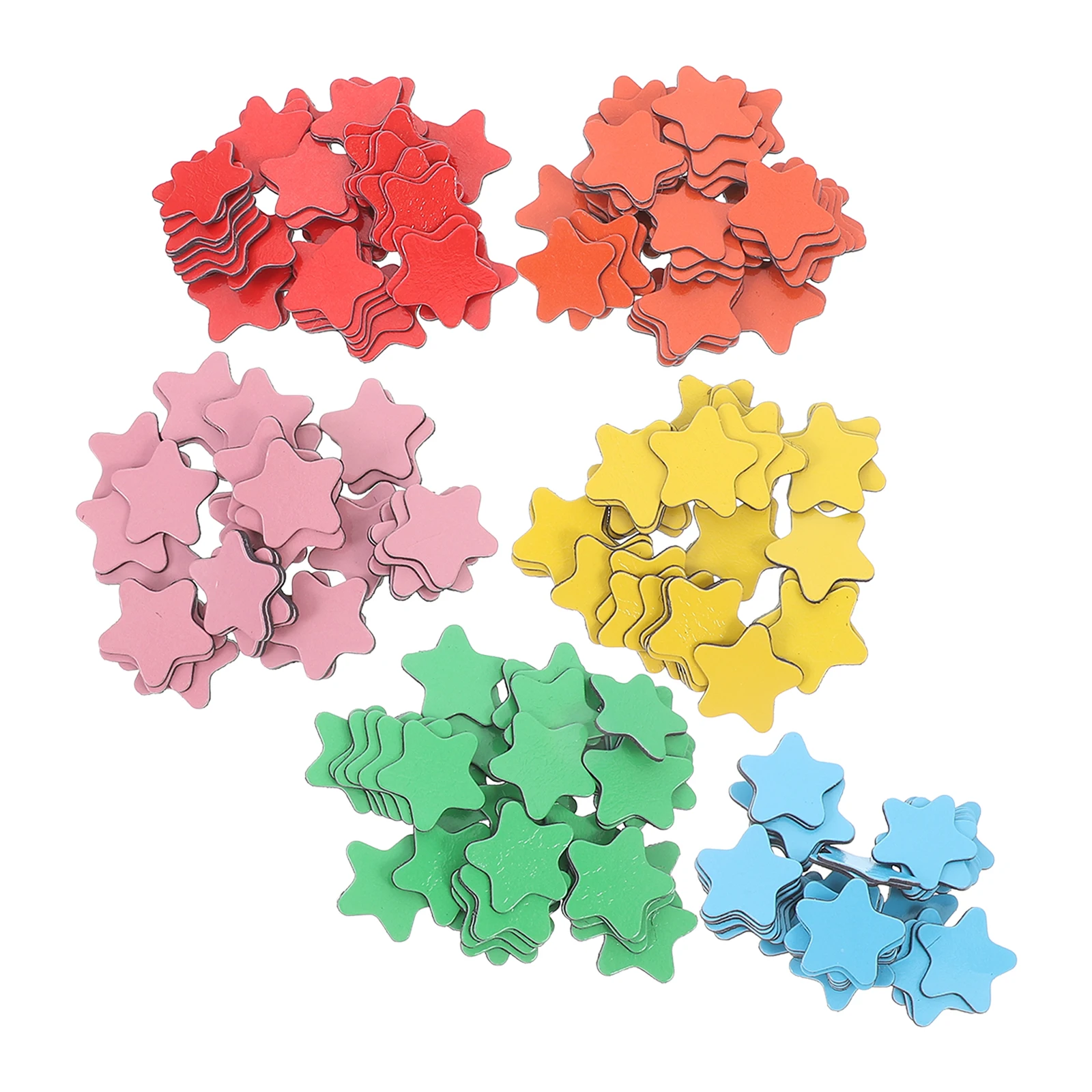 

240pcs Star Magnets For Fridge Decorative Use Creative Magnetic Stickers Diy Fridge Decors Home Kitchen Decoration Metal Surface