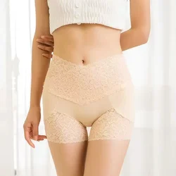 Safety Short Pants Women Seamless Underwear Sexy Lace Shorts with High Waist Panties Shorts Hot Pants Shorty Cotton Boyshort