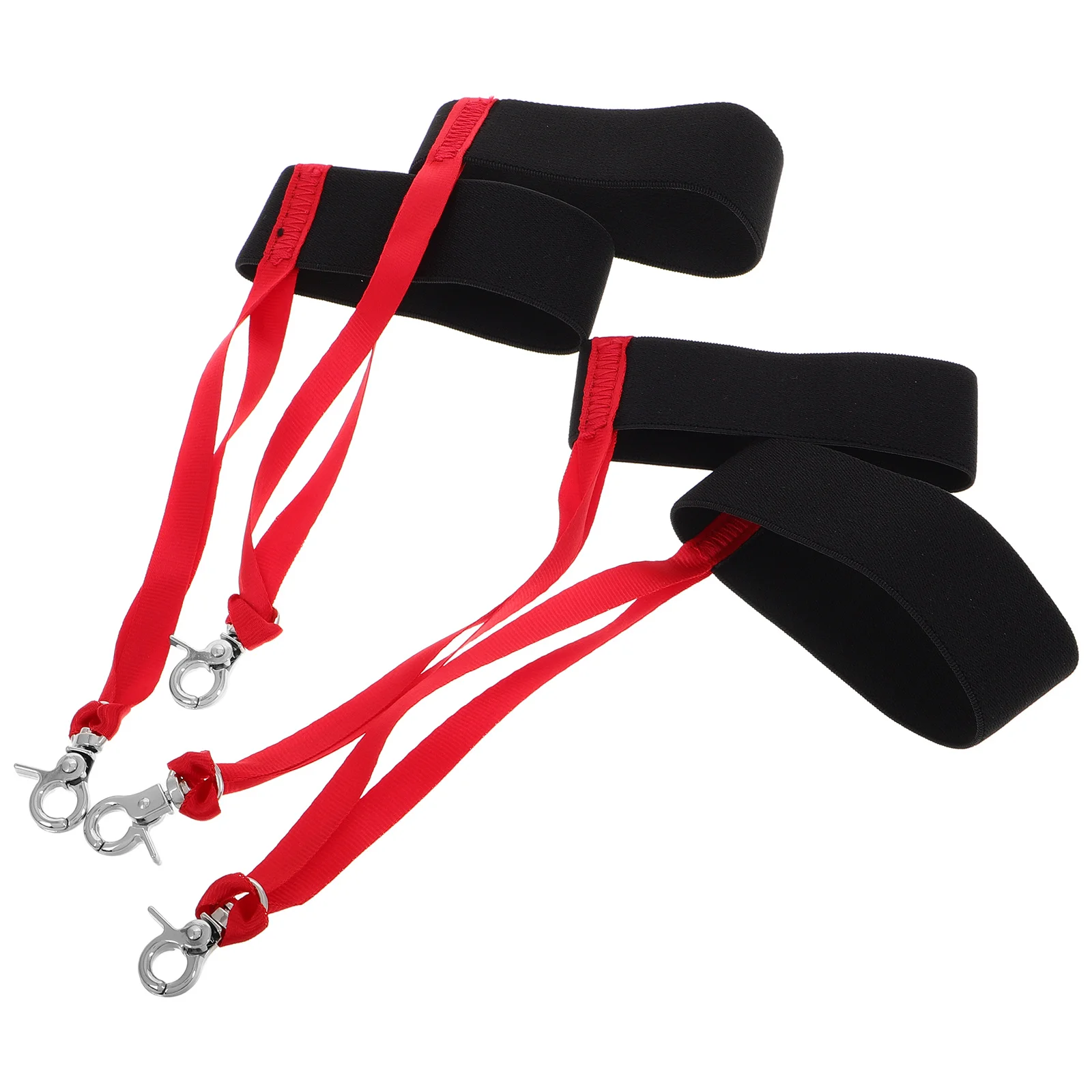 4 قطعة قفاز التزلج الحبل مطاطا شريط للرسغ السلامة مكافحة خسر حبل الشتاء الرياضة في الهواء الطلق قفازات حامل مقاطع للرجال الاطفال