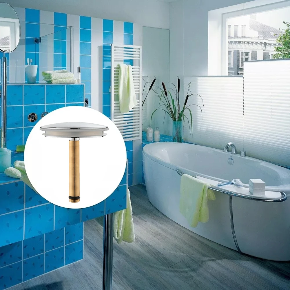 อ่างอาบน้ําท่อระบายน้ําห้องน้ํา Hair Catcher เปลี่ยนอ่างอ่างล้างจานเสียทองเหลืองท่อระบายน้ํากรองอ่างล้างจานห้องครัวห้องน้ําเครื่องมือ