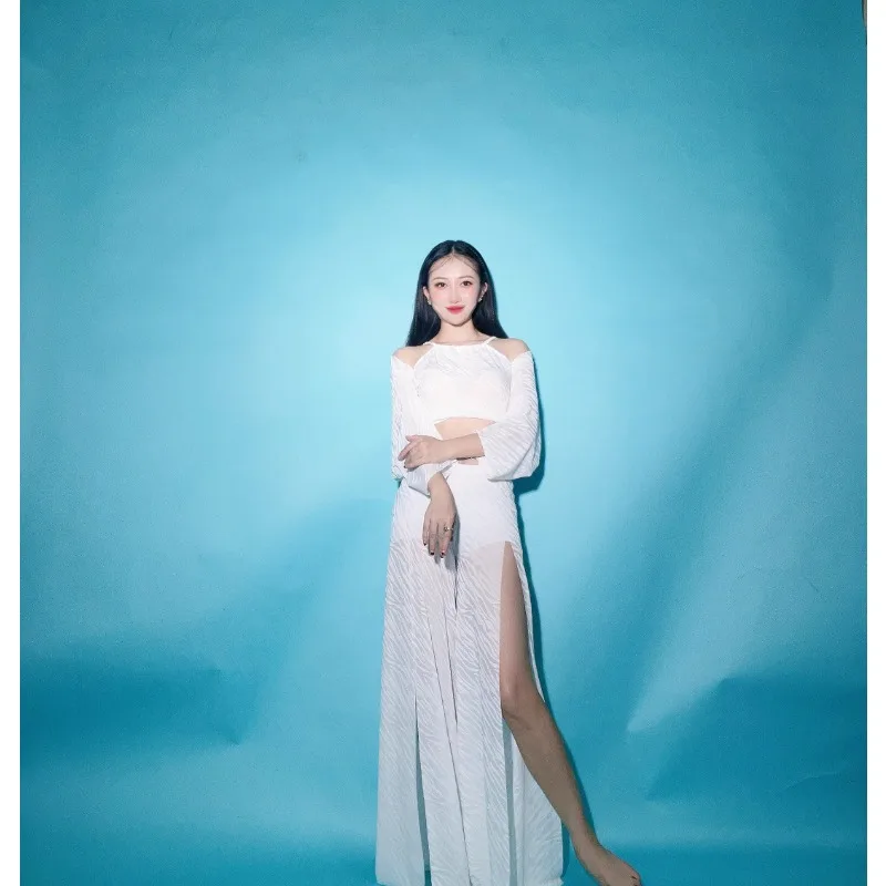 Dostosowane kostiumy do tańca brzucha Oriental Dancewear 2025 Nowe ubrania do ćwiczeń Ubrania zespołowe Spodnie Spodnie z szerokimi nogawkami