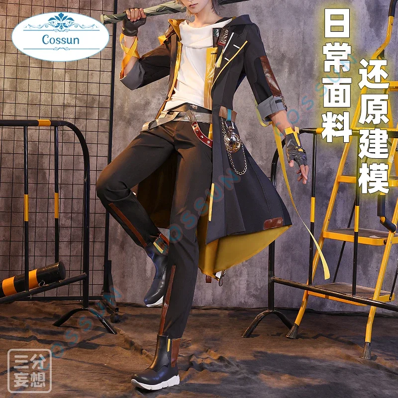 [Customized] Game Honkai:Star Rail Trailblazer Caelus Cosplay Costume Halloween outfits Men New Suit Uniform