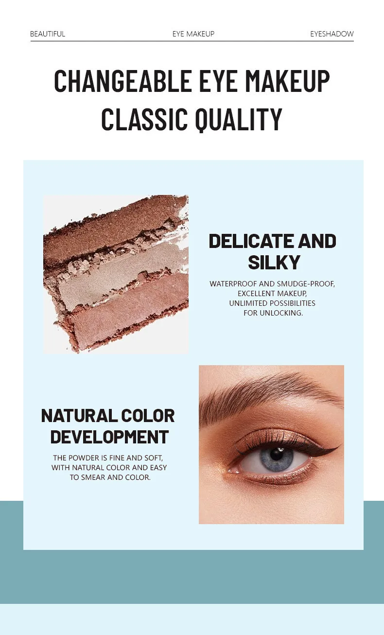 @ ** Lápiz de sombra de ojos resaltador natural con brillo fino y acabado mate para maquillaje de ojos ahumados