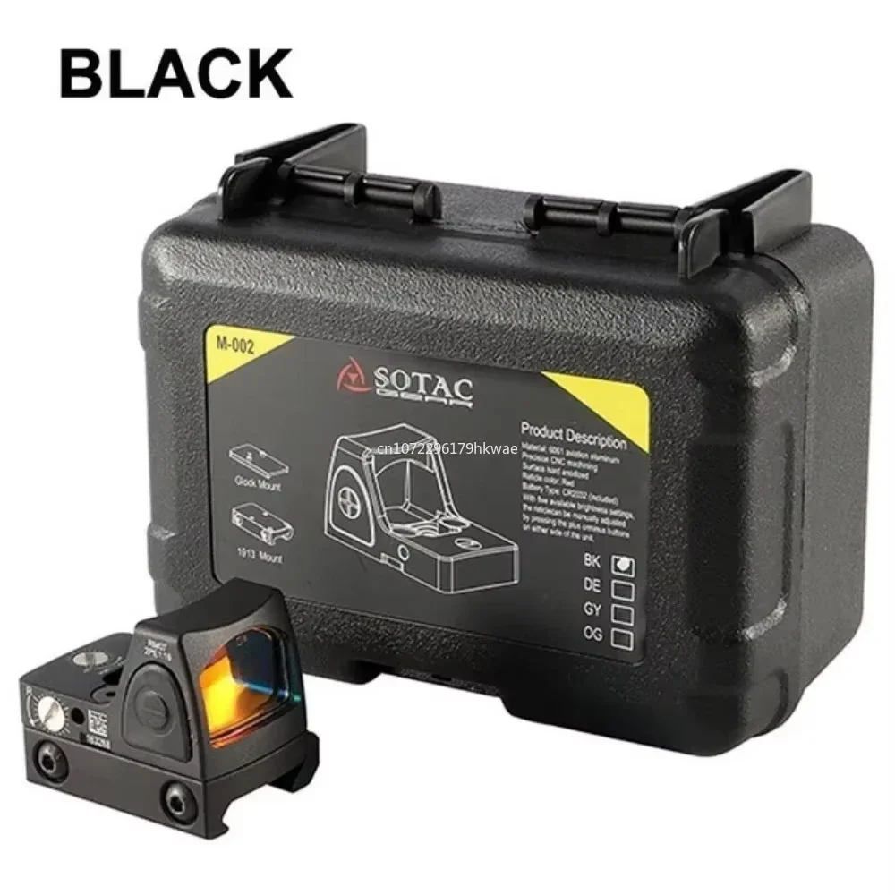 Mini VISM Red Dot Sight Compact RR Flip Up Pistol Reflex Sight Compact MOS Richtkijker voor Glock Pistola 1913 Mounts en Slides