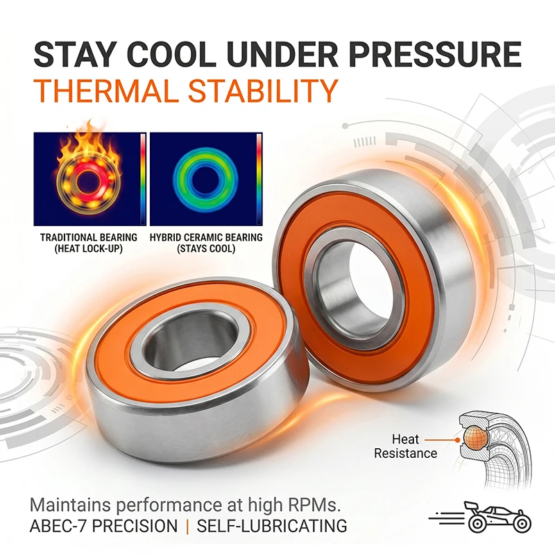 5pcs S689C-2OS Ceramic Ball Bearing 9x17x5 SS Race Si3N4 Balls Sealed High Speed Stainless Steel Hybrid Ceramic Bearing S689 2RS