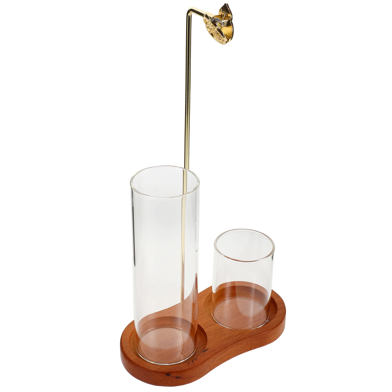 

Backflow Incense Burner Hanging Aromatherapy Design Glass Tube Isolates Smoke Anti-Ash Flying Stick Holder Retro Gourd Shape