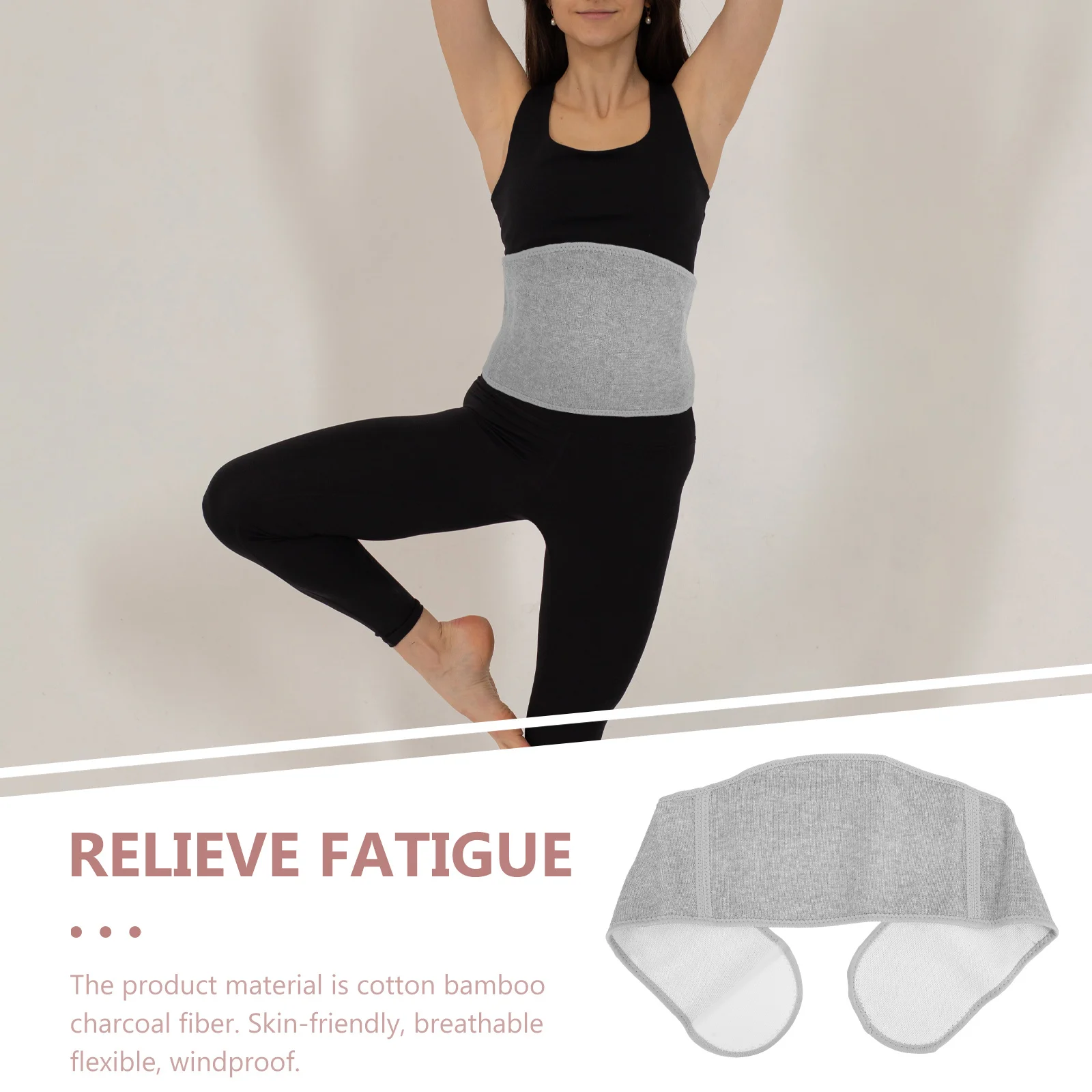 

1Pcs Warm Lumbar Support Belt Breathable Cotton Waist Brace Comfortable Waist Protector Pain Lumbar Support Band