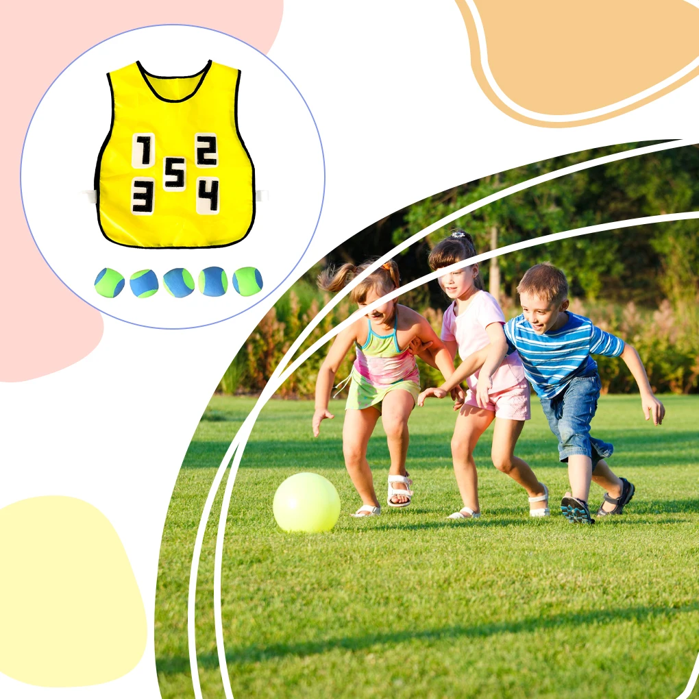 Sticky Jersey Bright Colors Outdoor Games Childrens Toys Training Games Multiplayer Games