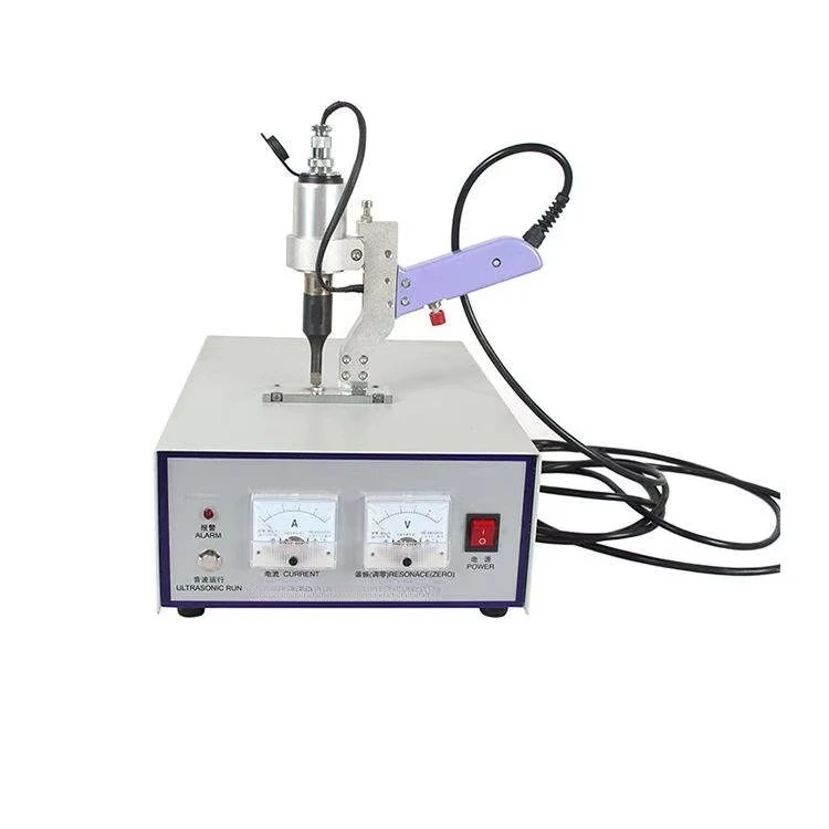 High Quality/800W 110-240V Semi-Automatic Ultrasonic Fabric Lace Cutting Machine Alloy Steel Cutter Head 28-40kHz Frequency 1