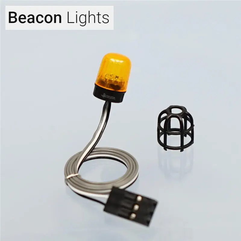 1pcs Excavator Light Degree Rotating Lamp for 1/14 Tamiya RC Truck Car Scania 770S BENZ VOLVO FH16 MAN