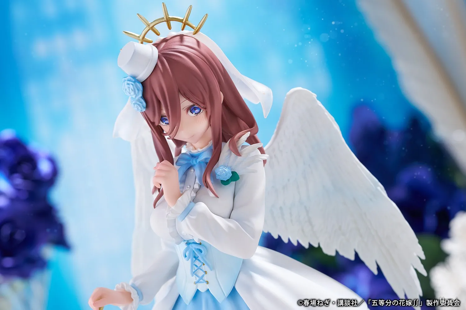 

【Оригинал】ПРОНИЦАЕМЫЙ Gotoubun No Hanayome Накано Мику Angel Ver 1/7 Модель в подарок
