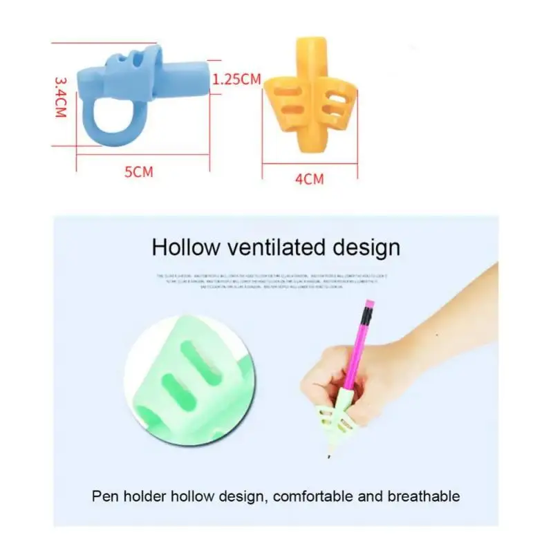 Writing Correction Device 2 Finger 3 Fingers Silicone Pencil Holder Child Learning Writing Corrector Student Stationery