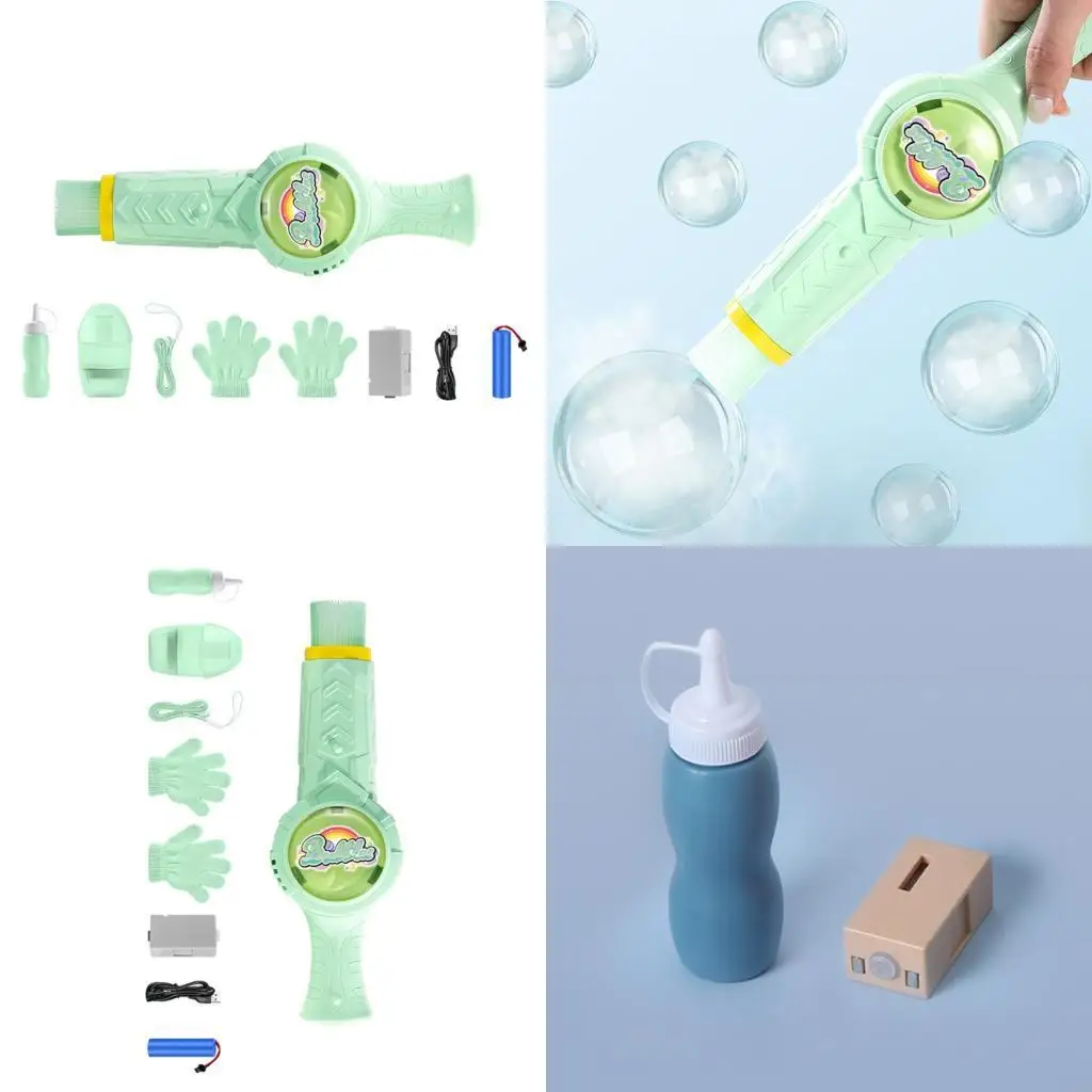 버블 머신 안개 효과 버블 송풍기 야외 장난감 어린이 성인 활동 a2ub