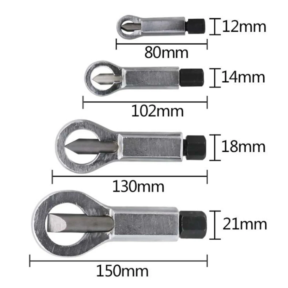 Nut Splitter Cracker 9-12mm Metal Nut Splitter Breaker Manual Pressure Rusty Nut Separator Break Tool Nut Remover Extractor Tool