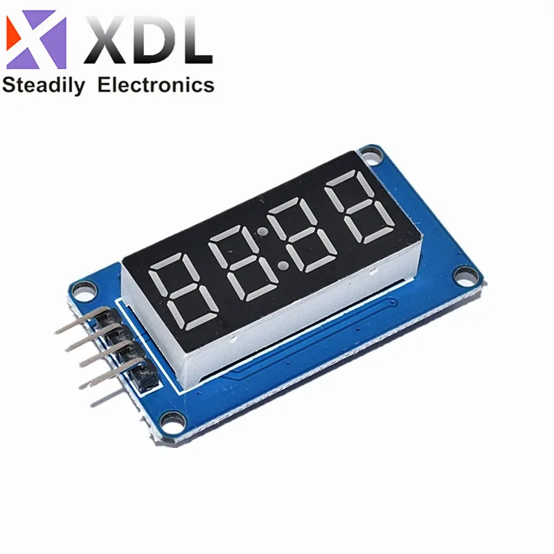 TM1637 LED Display Module For Arduino 7 Segment 4 Bits 0.36Inch Clock RED Anode Digital Tube Four Serial Driver Board Pack