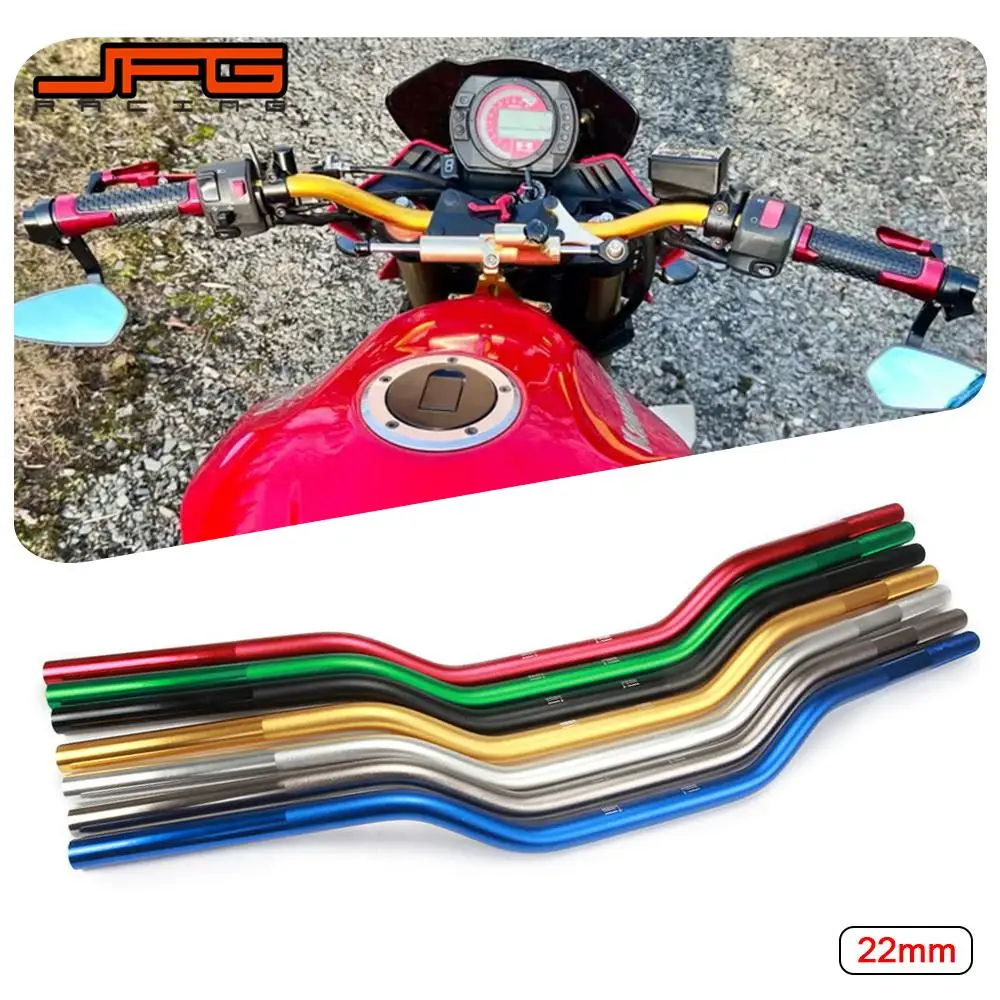 

7/8" 22mm Motorcycle Handlebars Handle Bar Clamps Aluminum For SUZUKI YAMAHA KAWASAKI EXC SX SXF YZ YZF KX 125 150 200 250 300