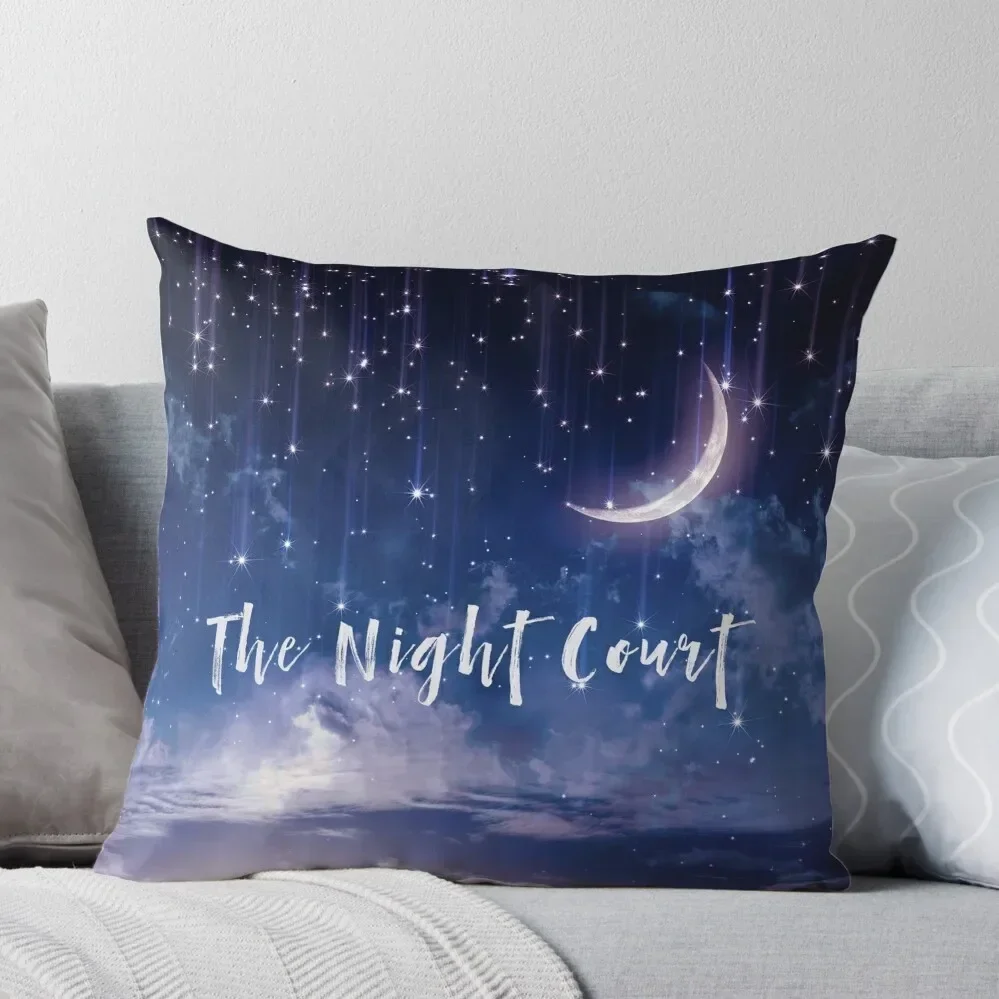 

The Night Court Throw Pillow Embroidered Cushion Cover Throw Pillow Pillow