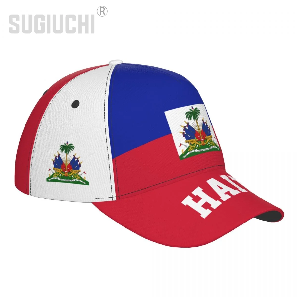 Unisex Haiti Flag Haitian Adult Baseball Cap Patriotic Hat for Baseball Soccer Fans Men Women