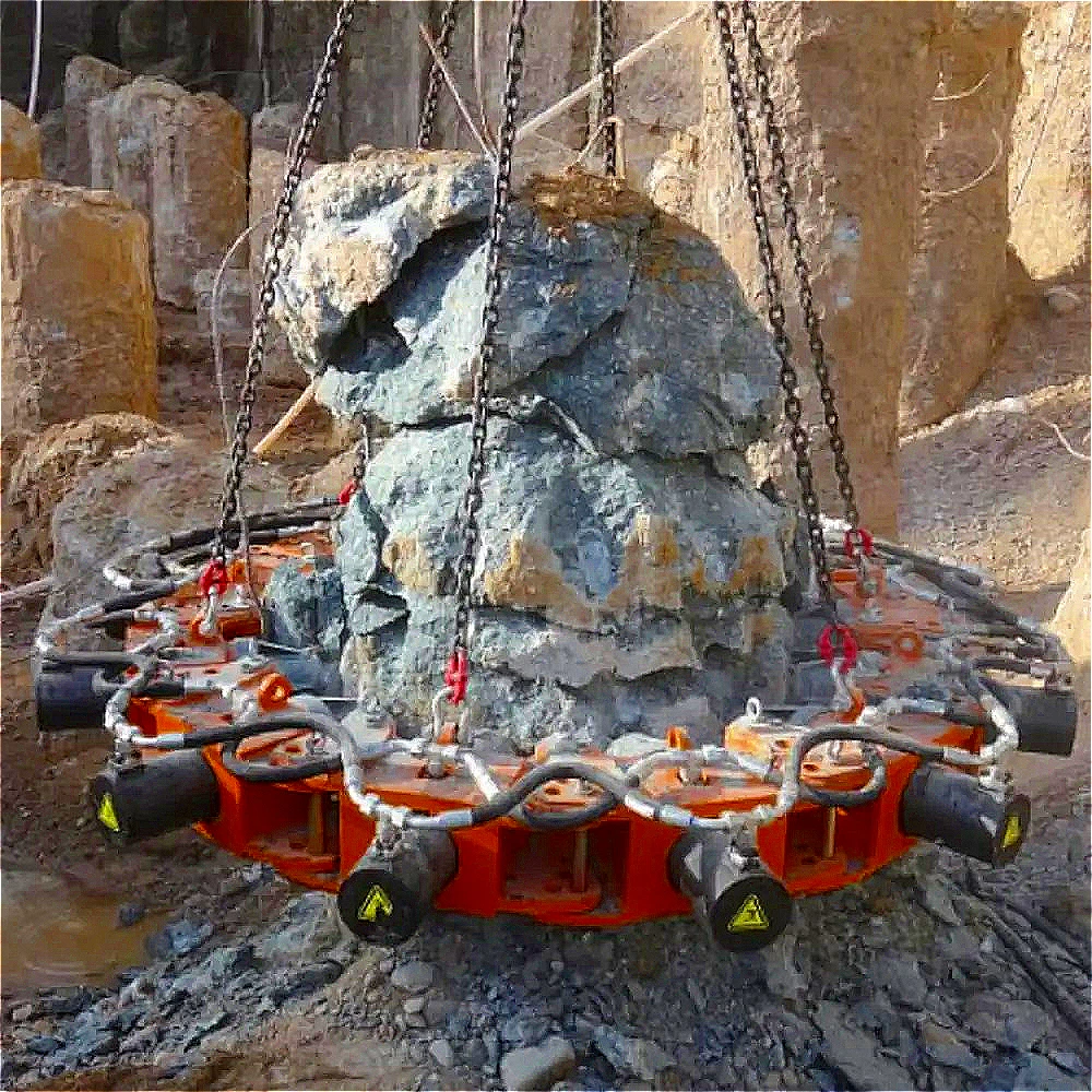 Hydraulic Pile Breaker Rock Pile Breaking Machine 4 Ton Rock Breaker Pro Power 1500 Watt Concrete Breaking Hammer for Indonesia