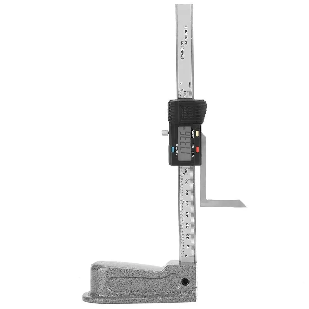 6 inch Digital Electronic Height Gauge 0-150mm Electronic Stainless Steel Calipers Measuring Tools