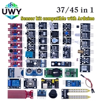 UWY 45 in 1 Sensors Modules Starter Kit better than 37in1 sensor kit 37 in 1 Sensor Kit UNO R3 MEGA2560 For arduino