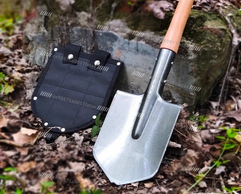 Manganese Steel Engineer Shovel Outdoor Shovel Vehicle Self Defense Fishing Cold Steel Shovel Thickened Engineer