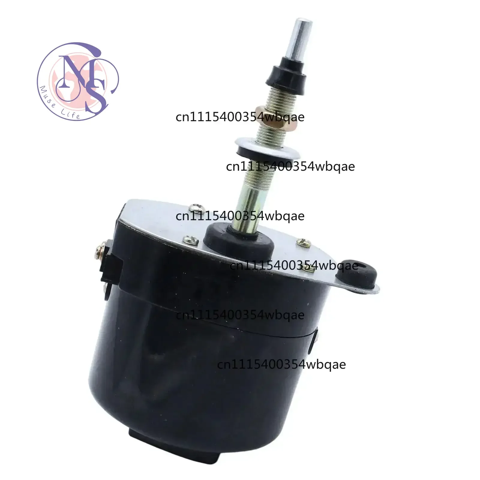 ZOCI-Universal 12V Windshield Wiper Motor, Black Metal High Efficiency Replacement Part for Tractor Vehicle