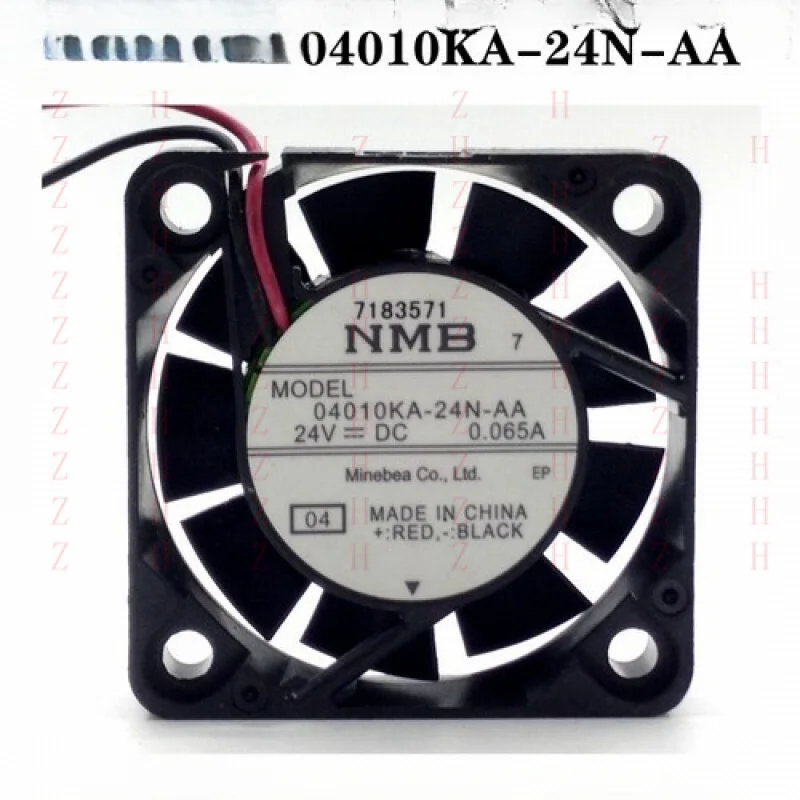 

XXZ для NMB 04010KA-24N-AA 4010 24 В 0,065 А Шариковый охлаждающий вентилятор 2-проводной
