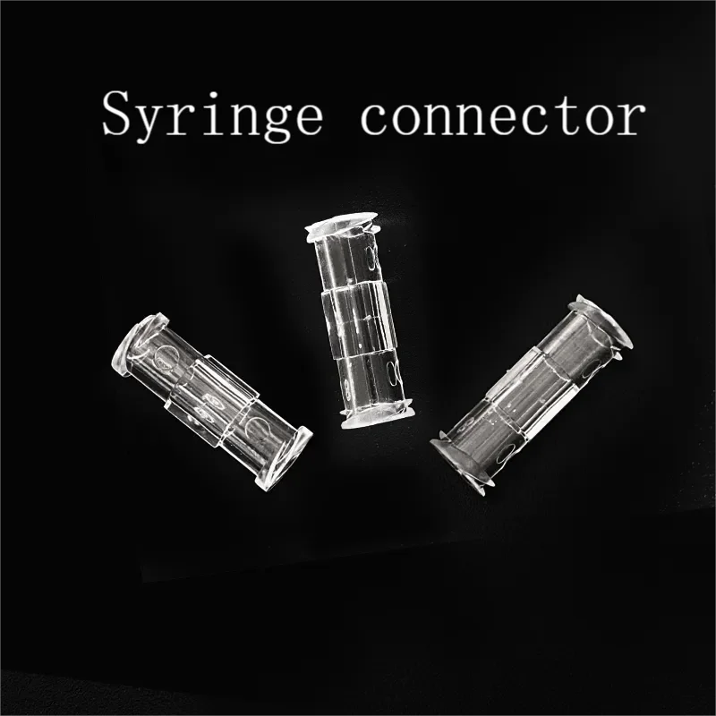 

200pcs Hyaluron Disposable Upgraded Version Of Luer Thread Double Connector Pneumatic Device Syringe Connector