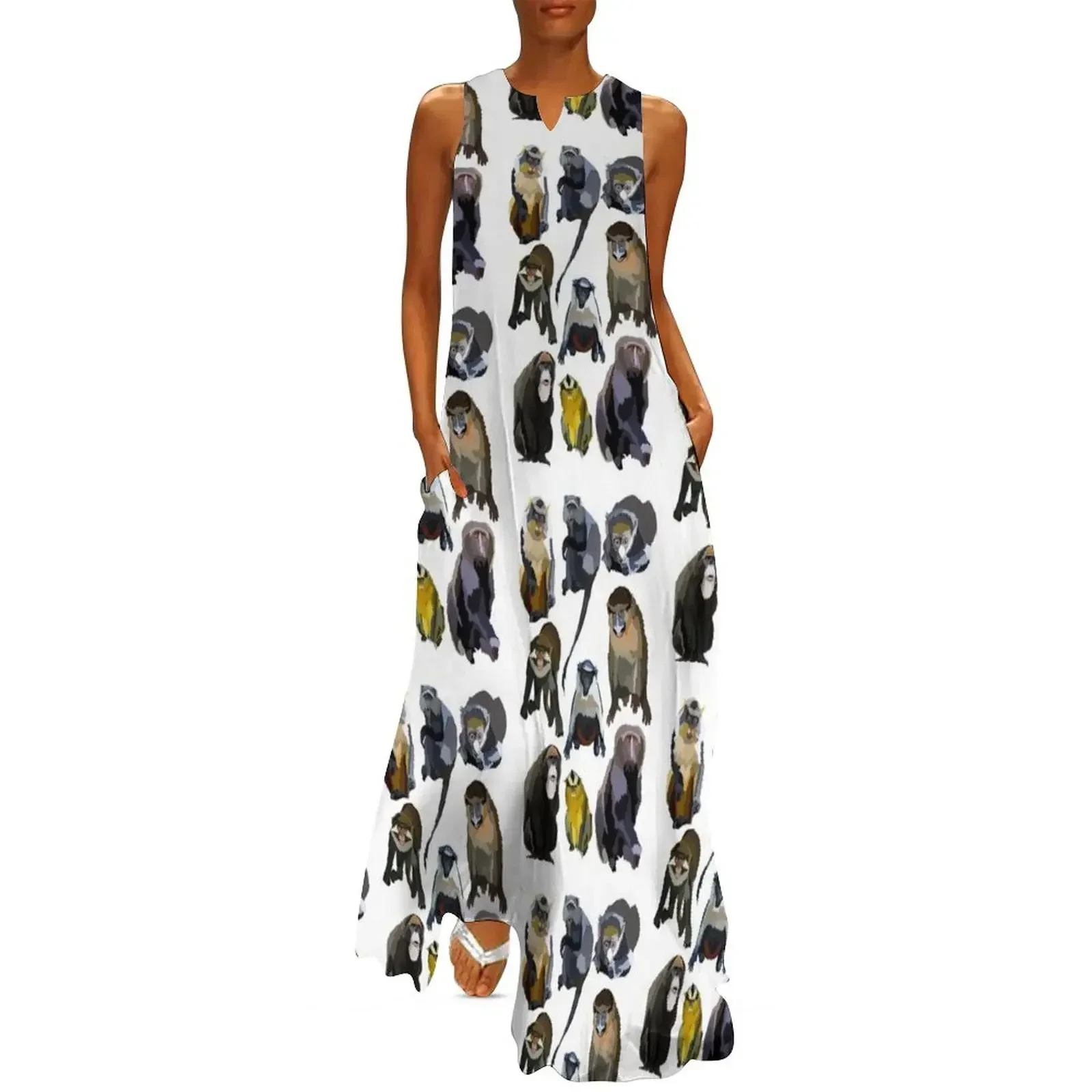 

G is for Guenon Long Dress prom dress 2025 Aesthetic clothing long sleeve dress long dresses for women