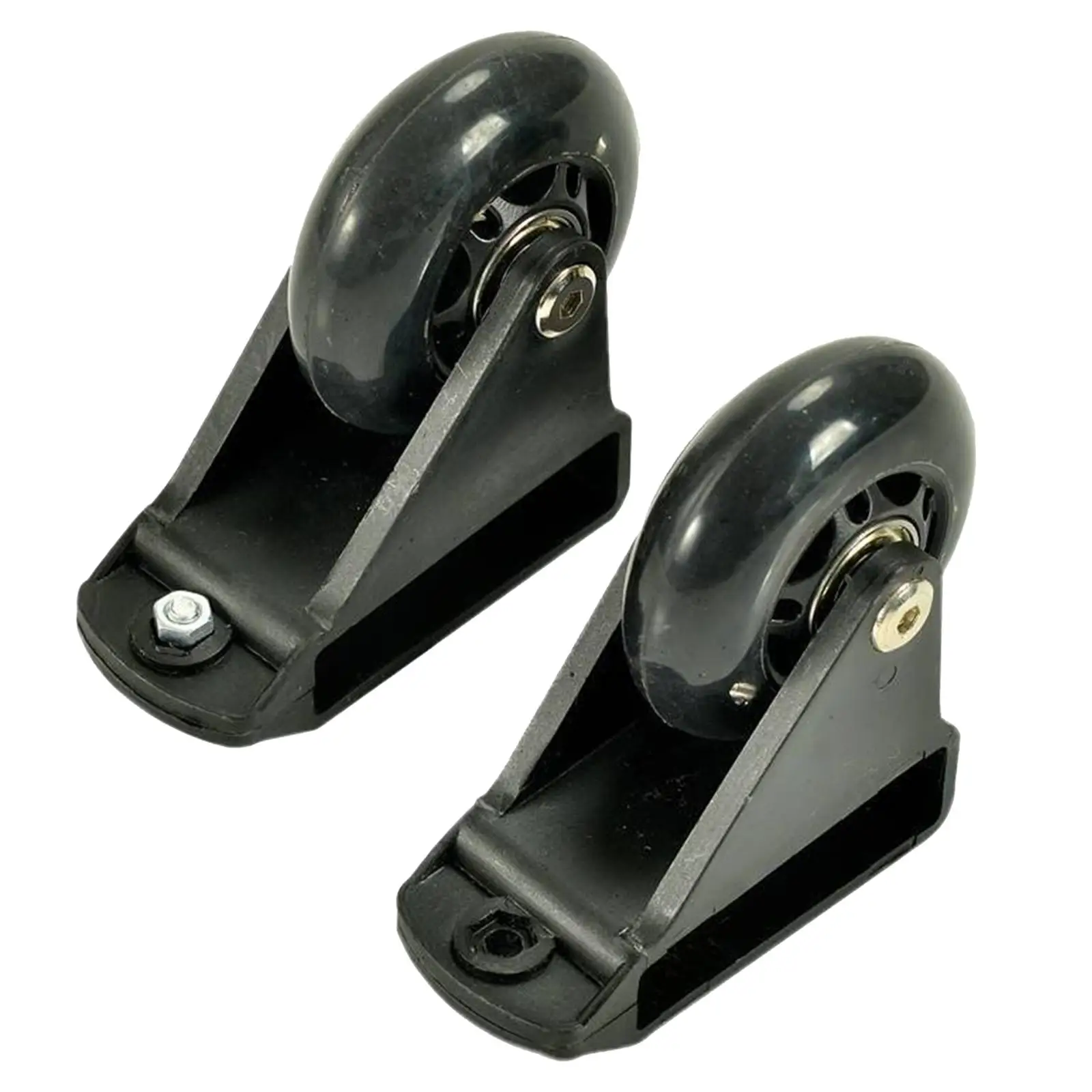 2Pcs Ladder Leveling Casters Convenient Heavy Duty 330 lbs Capacity Portable Ladder Caster Extension for Workbench Shelves