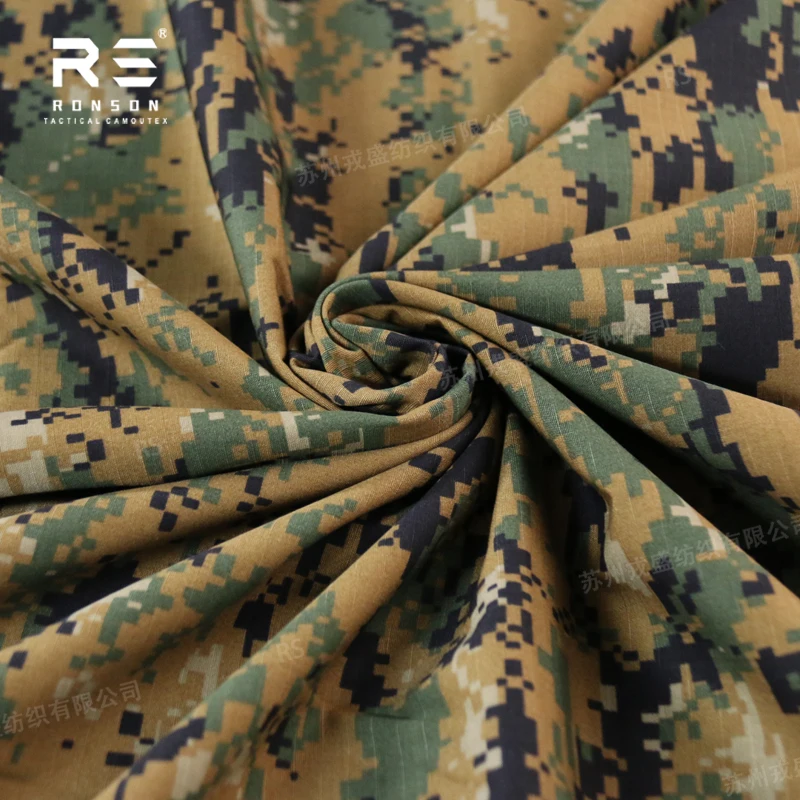 NC5050 Rip-stop camouflage MARPAT camouflage printed tactical nylon cotton camouflage tactical fabric