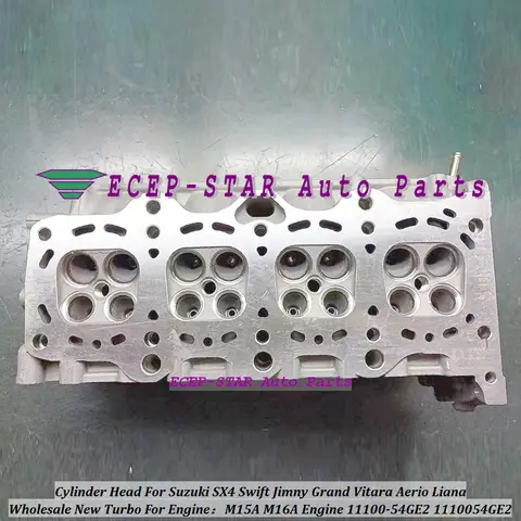 M15A M16A Engine Cylinder Head  11100-54GE2 1110054GE2 11100 54GE2 For Suzuki SX4 Swift Jimny Grand Vitara Aerio Liana