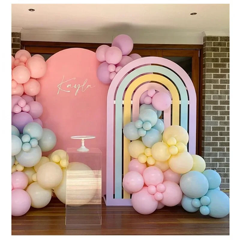 

Customize.Birthday Shower Wedding Party Decoration Acrylic Backdrop Wall Set Arched Wall Set