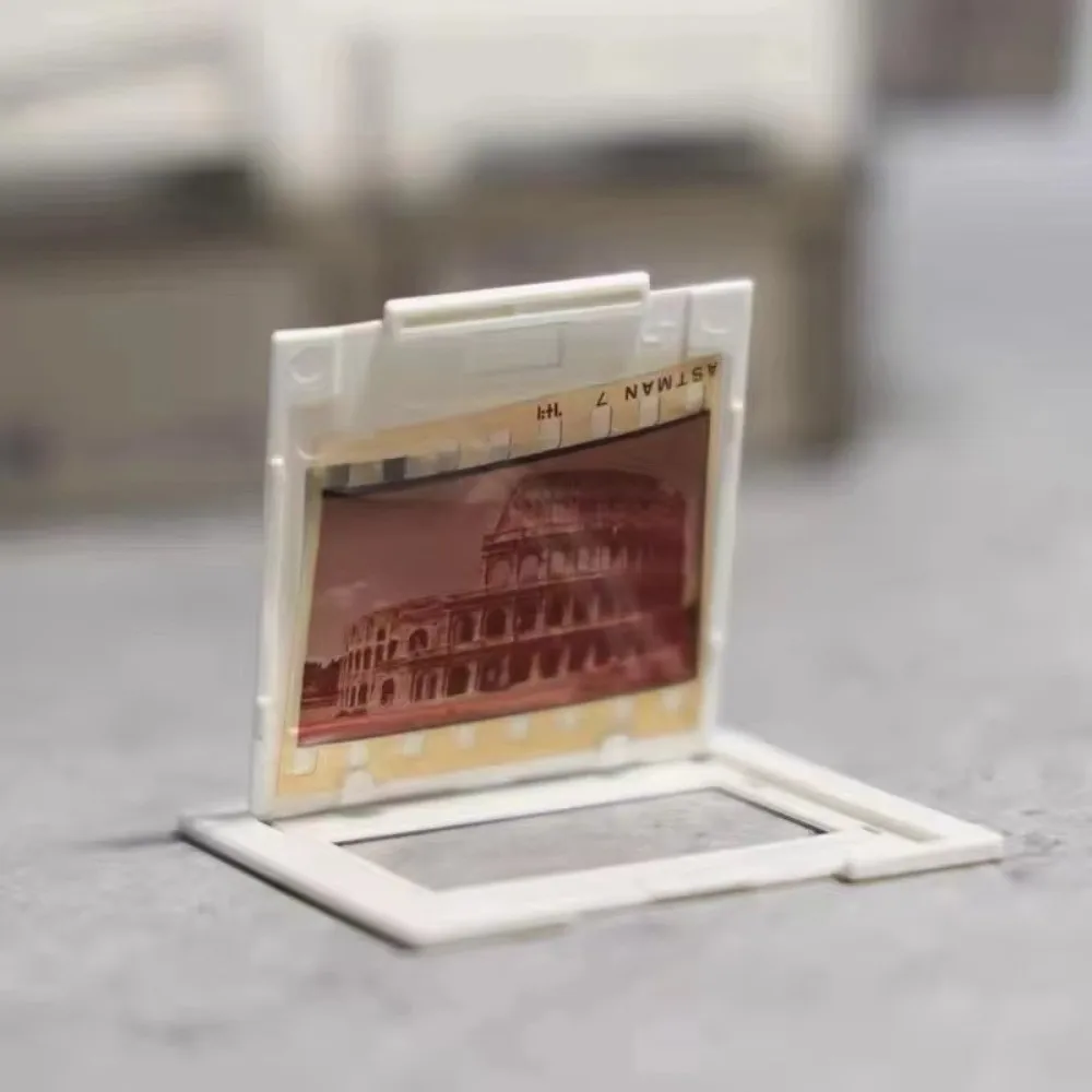 DIY 135 Reversal Film Frame Mini Photo Frames Plastic Magic Lantern Film Memory Display Frames Ornament Film Lantern Slide