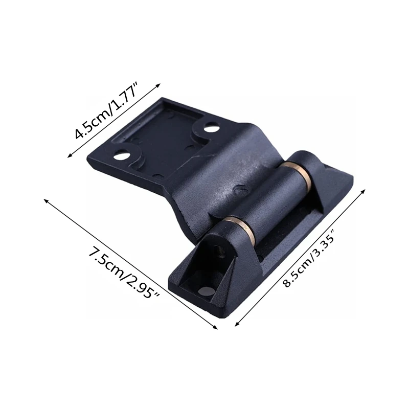 Zinc Alloy Power Cabinets Door Hinge Matte Black Gate Hinge Industrial Heavy Hinge Repair Hardware Wear-resistant Dropshipping