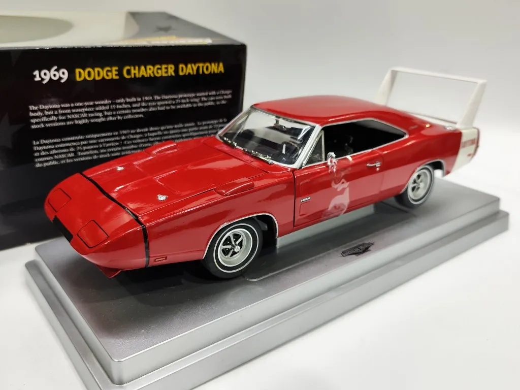 Ertl 1:18 Charger Daytona 1969 Fast and Furious Simulation Limited Edition Alloy Metal Static Car Model Toy Gift