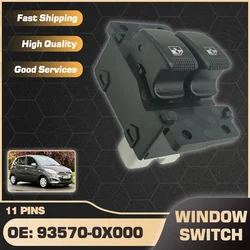 93570-0X000 LHD Car Electric Power Car Window Control Switch Panel For Hyundai I10 PA MK1 Dodge i10 Inokom i10 2007-2013 11 Pins