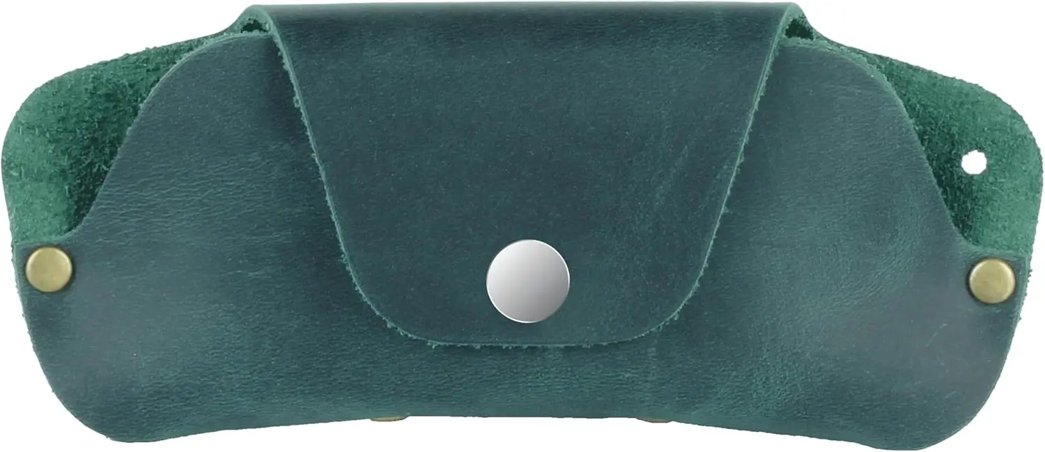 

Кожаный чехол для очков ручной работы, универсальный, подходит для мужчин и женщин, держатель для солнцезащитных очков