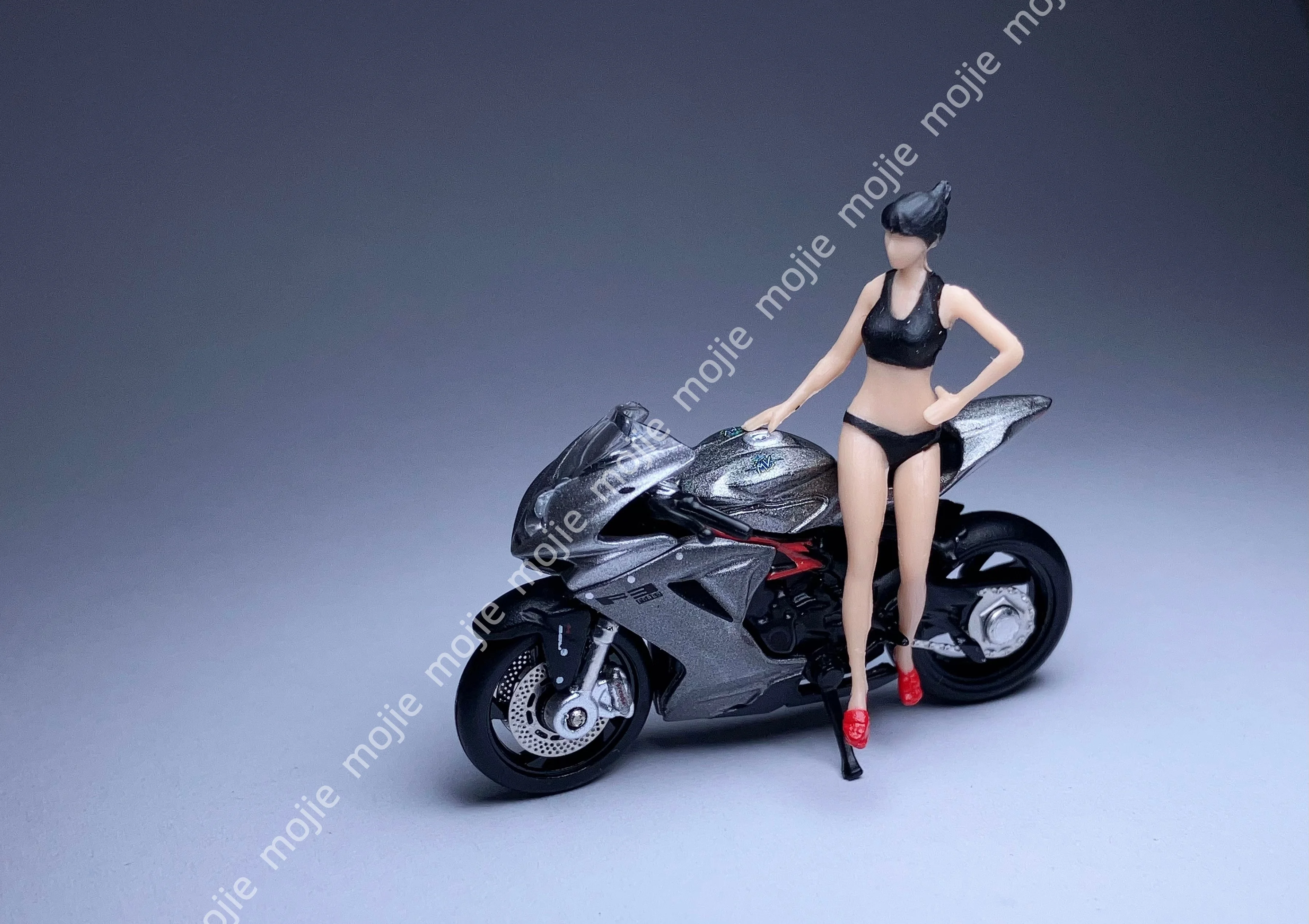 CM 1:64 2022 MV Agusta F3 Rosso Figur Sportmodell Druckguss Metall Motorrad
