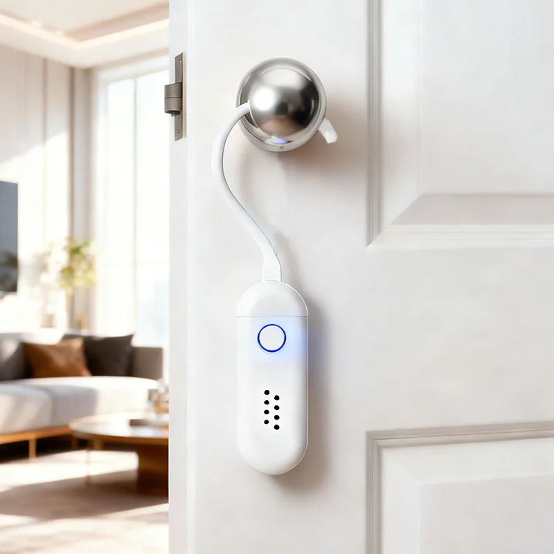 Temporary rental housing for tourism, ready-to-use door and window security alarm with sound and light dual-mode, hanging type