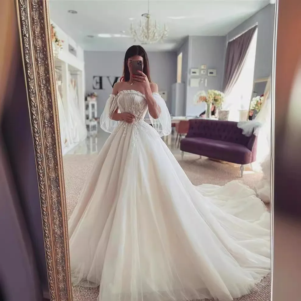 2024 autunno nuovo bianco semplice sposa abito da viaggio da sposa abito da sposa elegante in raso femminile