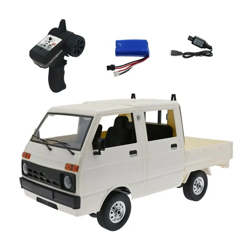 

A63T-D32 1/10 2.4G 2WD RC Car Simulation Drift Truck Van LED Light Remote Control On-Road Car For WPL D32 TJ110