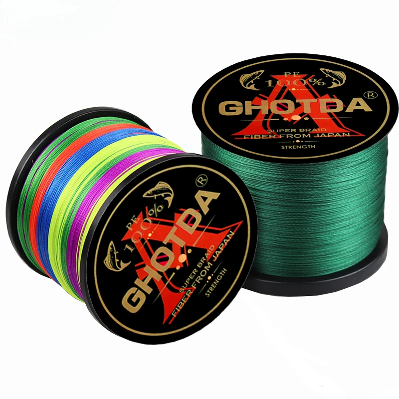 16 Strands 500M Carp Fly Fishing Line Multifilament PE Braided Wire 11.3kg-91kg 0.16-0.80mm Saltwater Freshwater Fishing Tackle