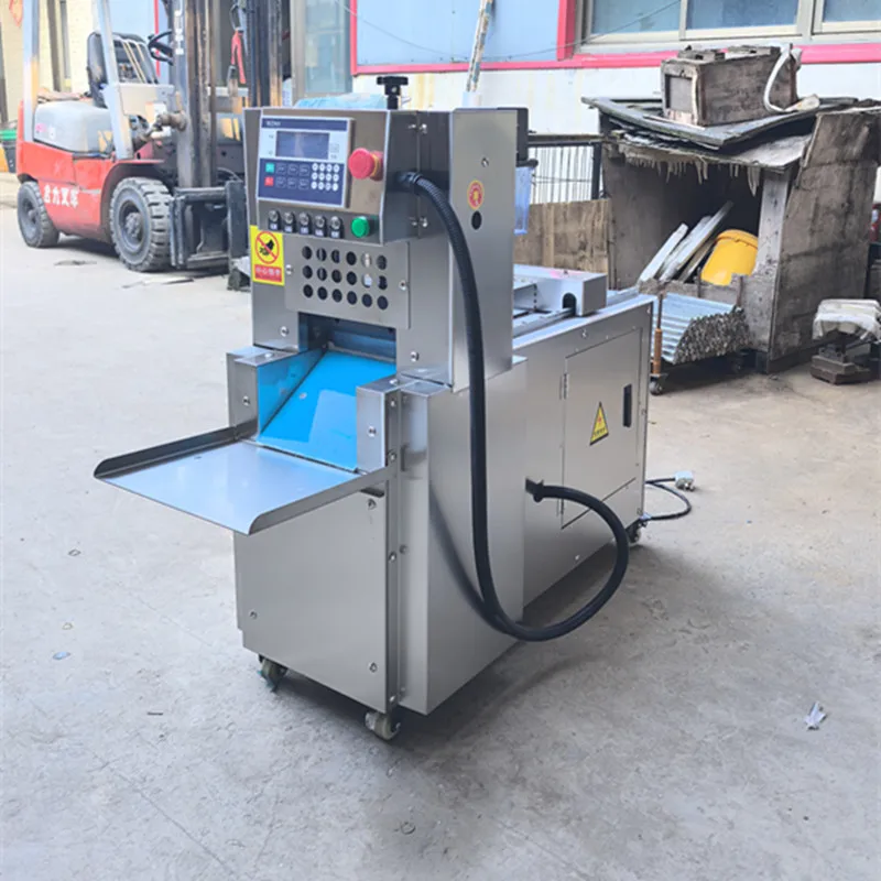 Cutter Guillotine Ham Cutting Blades Halal Sausage Slicer Price #Electric Knife Frozen Meat Flaker Bacon Slicing Chunk